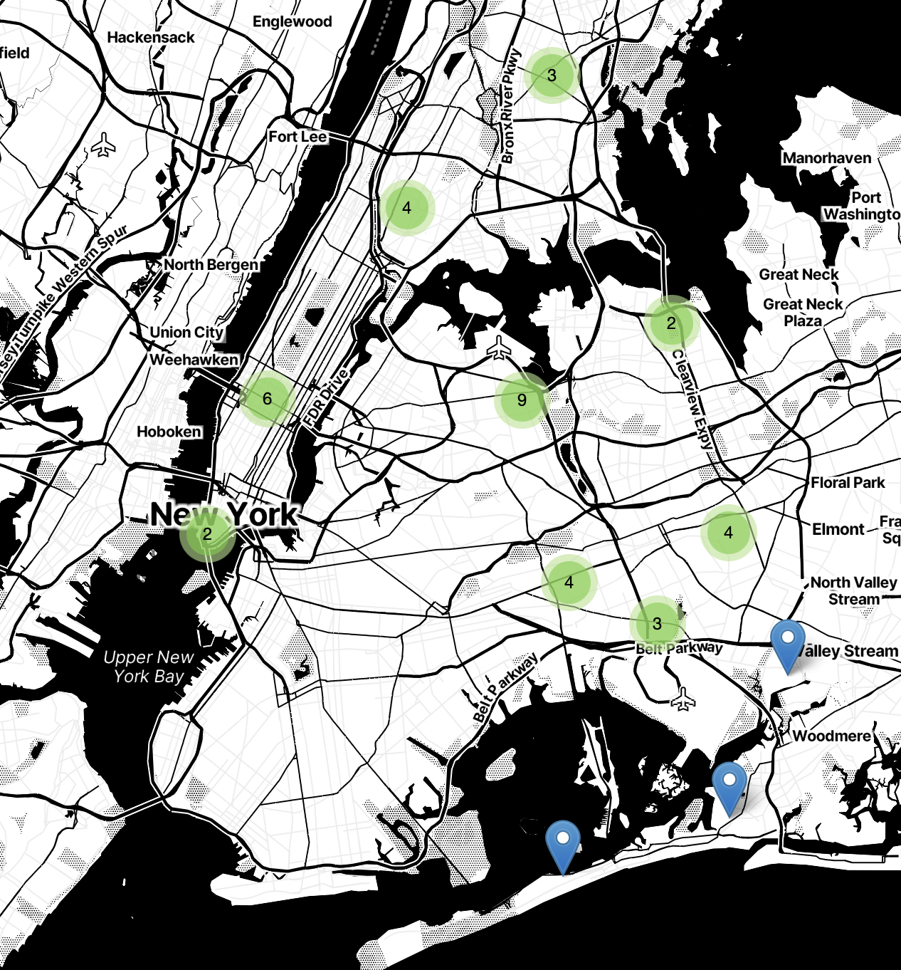 Map preview from the tool